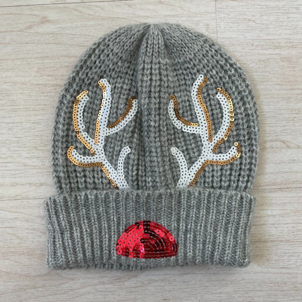 American Eagle Reindeer Beanie
